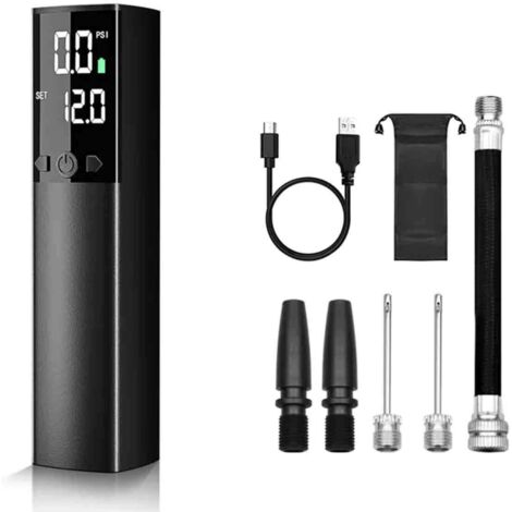 Pompe à air électrique intelligente - Mini pompe à air portable sans fil - Nombreuses applications, avec fonction lampe torche intégrée (1/5)