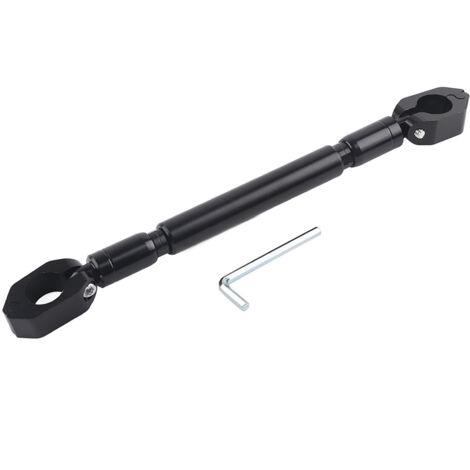 Barre transversale de guidon d'équilibre en alliage d'aluminium pour moto (noir) (1/5)