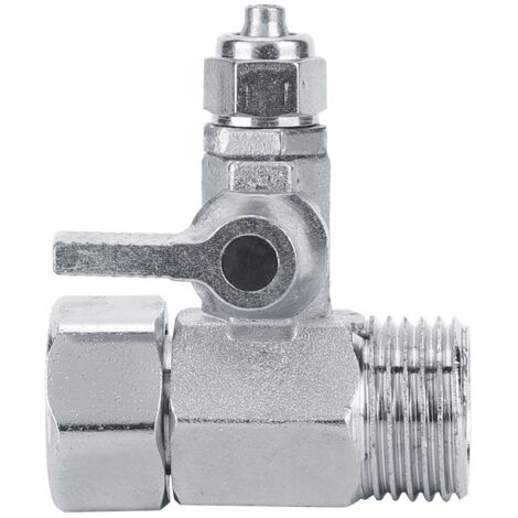 Accessoires pour vanne à bille en alliage de zinc G1/4 pouce, vanne à trois voies pour purificateur d'eau (1/5)