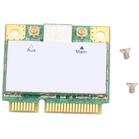 Adaptateur réseau sans fil Mini PCIe, adaptateur WLAN haut débit 2,4 GHz 150 Mbps plug-and-play, adapté aux ordinateurs.