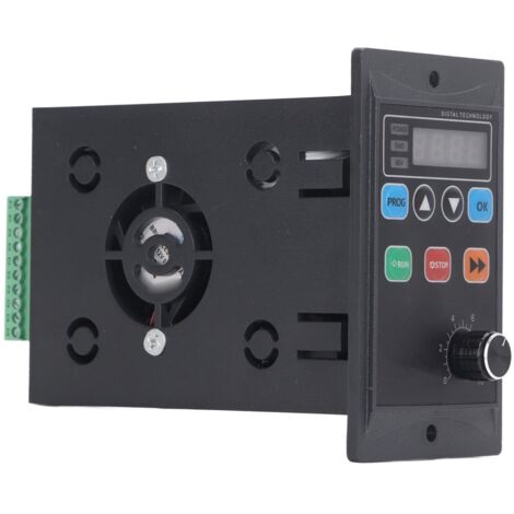 Variateur de fréquence pour moteur de 120 W, entrée monophasée 176-264 V, sortie triphasée 0-220 V, avec affichage LED. (1/5)