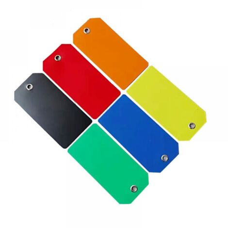 500 étiquettes vierges en PVC - polyvalentes, 60 x 120 mm, adaptées à l'expédition et au tri. (1/5)