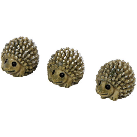 10 adorables mini hérissons décoratifs, parfaits pour les maisons de poupées, les jardins de bonsaïs, les jardins féeriques et les paysages de mousse. Dépêchez-vous, ils partent vite (1/5)