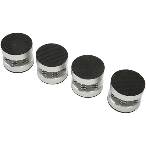 Quatre pieds de haut-parleur à ressort, des supports isolés et des coussinets d'amortissement de haut-parleur à ressort en alliage d'aluminium, adaptés aux haut-parleurs d'amplificateurs HiFi. (1/5)