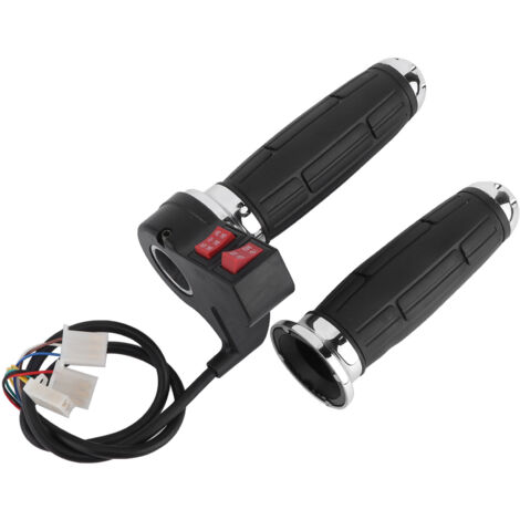 Une paire de leviers d'accélérateur à trois vitesses pour vélos électriques avec marche avant et marche arrière. (1/5)