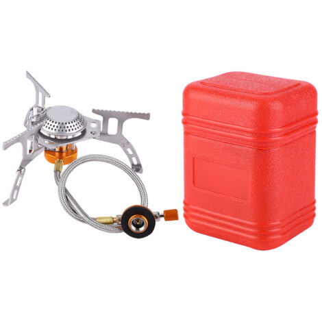 Mini réchaud de camping pliable, réchaud à gaz portable pour pique-nique - Mini réchaud de camping pliable, réchaud à gaz portable pour pique-nique (1/5)