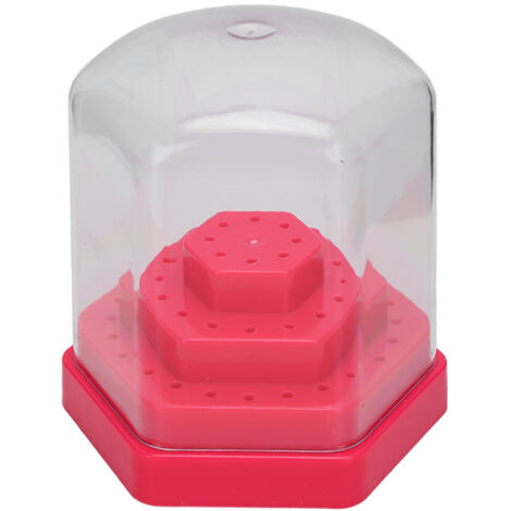 Support de rangement pour embouts de perceuse à ongles, grand format 48 trous, un outil indispensable pour les salons de manucure à domicile.