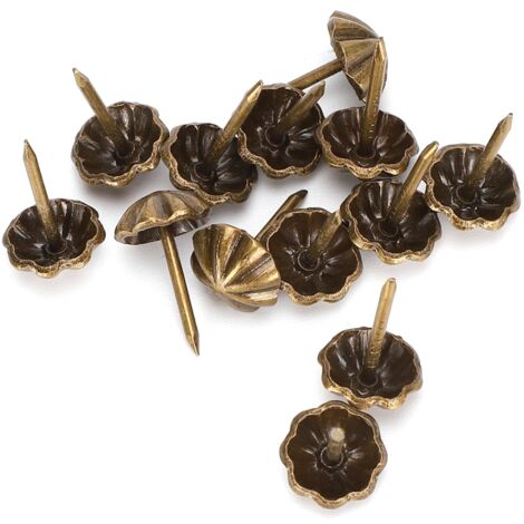 150 clous décoratifs vintage brillants à motifs pour canapé, accessoires de vêtements à faire soi-même, à repasser, 11 mm (1/5)