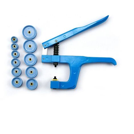 Ce kit d'outils de sertissage pour montres comprend 11 matrices de sertissage à pince, adaptées au sertissage des verres, des lunettes et des fonds de boîtier. Il s'agit d'un kit d'outils de réparatio (1/5)
