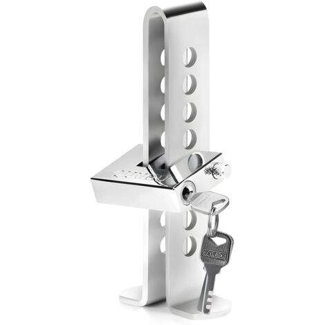 Cadenas Pédale - 1 Unité - Acier Allié - 8 Trous - Antivol Voiture - 19,2 cm (1/5)