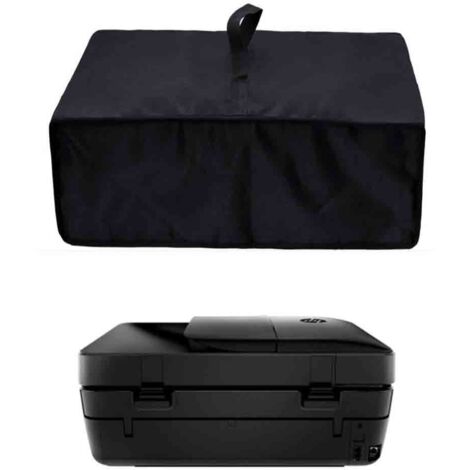 Housse anti-poussière pour imprimante 504525 cm, adaptée aux imprimantes à jet d'encre ou laser, en vinyle antistatique, noir. (1/5)