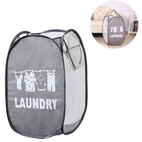 Les paniers à linge pliables, les paniers de rangement pour le linge, les paniers de rangement, les seaux et les paniers de rangement ronds conviennent à l'organisation de la maison et aux chambres d' (1/5)