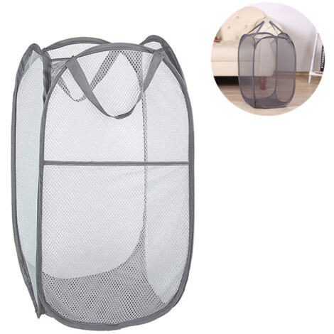 Les paniers à linge pliables, les paniers de rangement pour le linge, les paniers de rangement, les seaux et les paniers de rangement ronds conviennent à l'organisation de la maison et aux chambres d' (1/5)