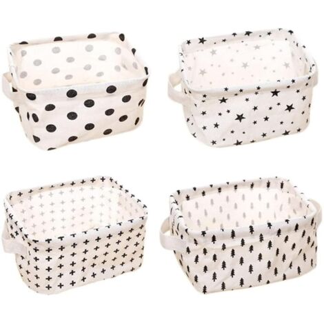 Petit ensemble de rangement et d'organisation pour aliments pour bébé (étoile, triangle, point, croix), boîtes de rangement avec double poignée, 20 x 16 x 14 cm (1/5)