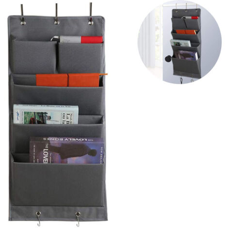 Ce portant à linge Oxford est pliable et comprend 5 crochets pour suspendre les serviettes, ainsi que 4 grands compartiments pour ranger les vêtements. (1/5)