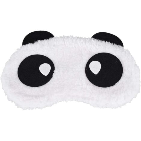 Masque pour les yeux/masque de sommeil/couvre-yeux avec un adorable motif de panda en peluche (1 option, 5 options) (1/5)