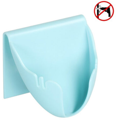 Porte-savon avec fonction d'évacuation, porte-savon simple à bande auto-drainante, porte-savon mural, convient pour douche/lavabo/salle de bain. (1/5)