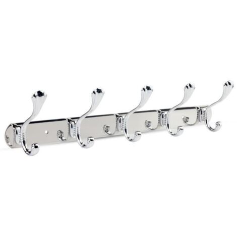 Porte-manteaux muraux, lot de 1, en acier inoxydable n° 15, antirouille, crochets pour penderie, crochets pour serviettes, crochets muraux, crochets pour peignoirs, crochets pour manteaux, crochets de
