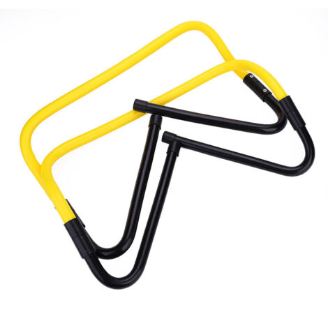 Équipement d'entraînement d'agilité de football réglable en hauteur 15/30 cm (jaune + noir) (1/5)