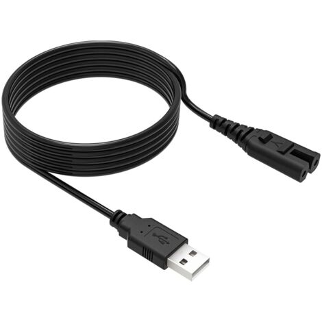 Câble Chargeur USB 5V - 1 Unité - Noir - Pour Aspirateur Piscine Intex - Modèles 28620 ZR100 (1/5)