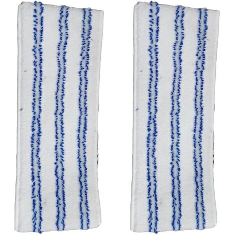 Serpillière Microfibre - Lot de 2 - Pour Polti Vaporetto - Nettoyage Sols - 35x13cm (1/5)