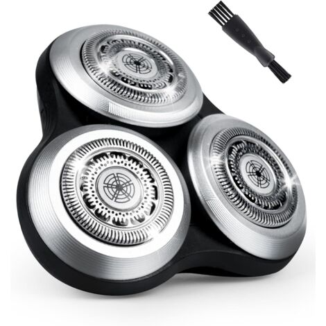 Tête De Rasage SH90 - Lot De 1 - Acier Inoxydable - Compatible Philips Series 9000 - Pour Homme - Noir (1/5)