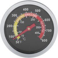 Thermomètre de barbecue Weber Deckel Genesis 50800 °F en acier inoxydable, indicateur de température pour la cuisson au barbecue