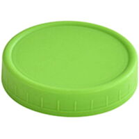 Couvercles de qualité supérieure pour bocaux Mason (lot de 4) : couvercles robustes, sans BPA, réutilisables, en plastique, pour la mise en conserve à sec, compatibles avec d'autres marques et plus en