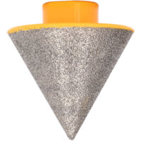 Fraise à chanfreiner diamantée pour le fraisage du granit, agrandissement de trous existants de 5/8 po à 11 po