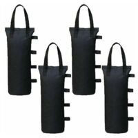 lot de 4 sac de lestage, tissu oxford 600d, coutures doubles, capacité 10 kg, pour tonnelle et parasol
