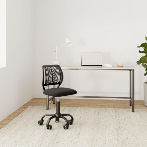 KAYELLES Chaise De Bureau Enfant SAWI - Hauteur Réglable, Mesh Respirant, Blanc & Bleu