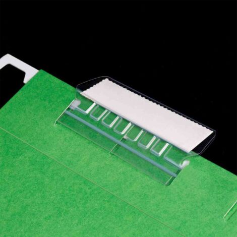 120 Sets Hanging Folder Tabs and Inserts Clear Plastic for Quick ...