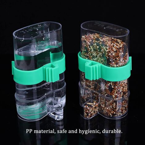 Milisten Lot De 2 Abreuvoirs Mangeoires Plastique Pour Animaux - Vert, Idéal Moutons, Chèvres, Veaux, Cochons Et Bétail