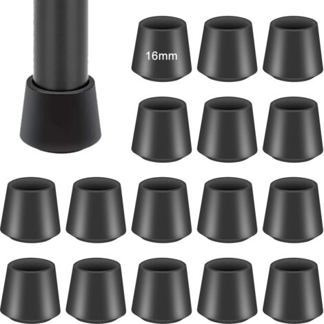 Embouts de pieds de chaise, 32 embouts en caoutchouc, patins, protections pour pieds de chaise, embouts en silicone, chaussettes pour pieds de chaise, protections pour pieds de table et de chaise, noi (1/5)