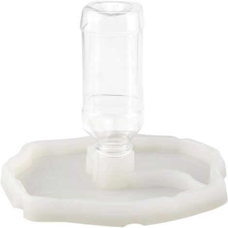 Distributeur Eau, Distributeur 2 en 1 de Nourriture Anti Debordement Bol, Gamelle en Plastique pour Tortue Terrestre Gecko – Lumineux