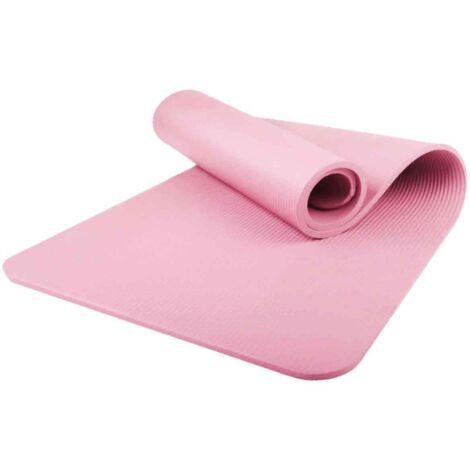 Tapis de yoga NBR épais pour débutants, antidérapant, pour femmes, corde à sauter, tapis de danse et de fitness élargi pour hommes et femmes, tapis de sol pour le yoga (1/5)