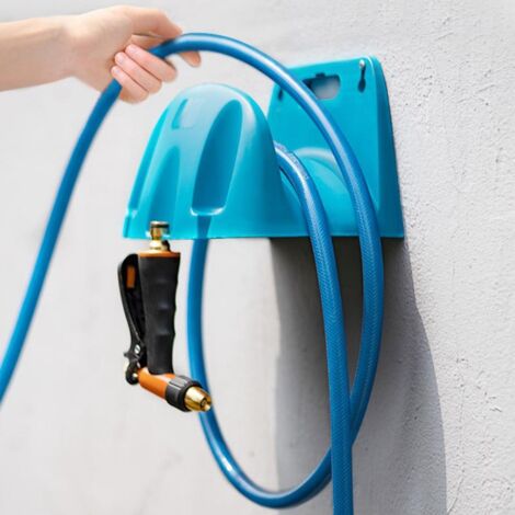 Harilla Support Mural Pour Enrouleur Tuyau D'Arrosage - Fixation Garage Jardin Extérieur - Galvanisé Robuste