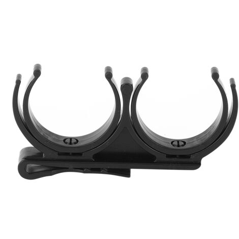 Lot de 4 porte-balles de golf doubles professionnels, accessoire de golf (noir) (1/5)