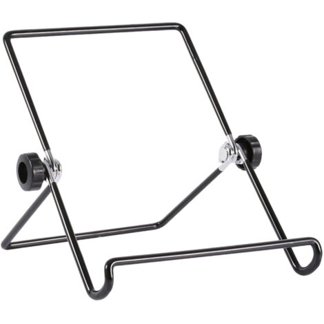 Support de tablette pliable, portable et multi-angles en métal antidérapant pour iPad (grande taille) (1/5)