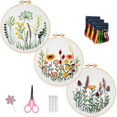 Achat Kit EASY BRODERIE - Les vases - Julie Adore x Britney POMPADOUR
