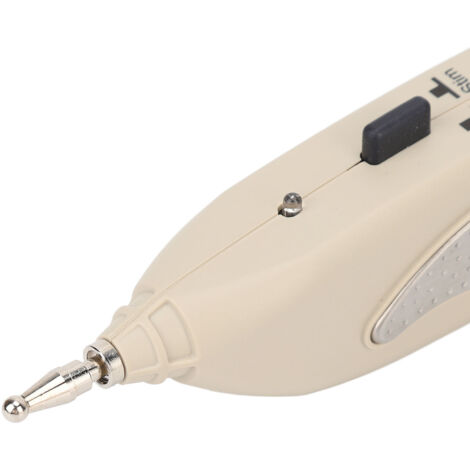 Stylo De Massage Rechargeable – 9 Niveaux D’Intensité – 5 Têtes Incluses – Pour Muscle Et Relaxation – Femme Et Homme