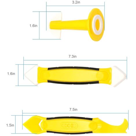 Dioche Buses De Colle Pour Verre 12 Pièces Buses De Calfeutrage ABS Embouts De Collage