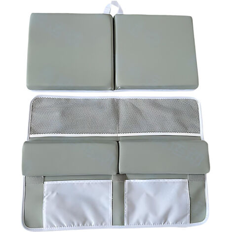 Tapis de bain bébé antidérapant avec repose-genoux et repose-coudes, ensemble de bain avec ventouses (1/5)