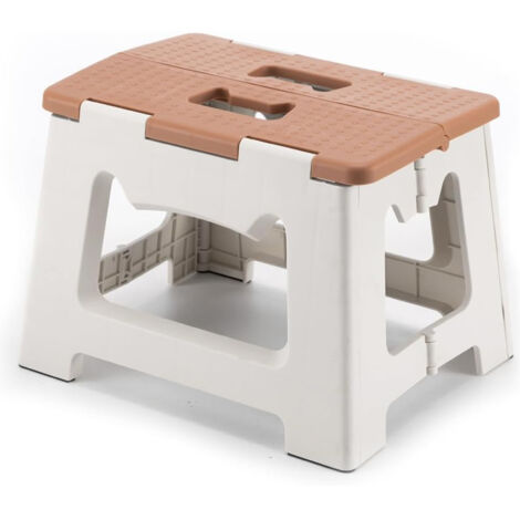 Repose-pieds pliable adapté aux enfants et aux adultes, repose-pieds portable et pliable pour les tout-petits, petit repose-pieds pliable en plastique pour la cuisine et la salle de bain (1/5)