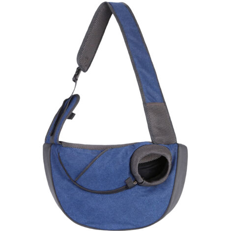 Sac de transport bandoulière pour chien et chaton, idéal pour les petits chiens et chats. Ce sac en maille respirante offre une liberté de mouvement optimale grâce à sa bandoulière ajustable. Parfait (1/5)