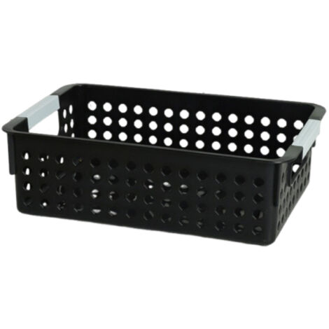 Plateaux de rangement noirs pour la classe, plateaux à papier pour la classe, paniers à livres de bibliothèque, tiroirs, bureau (1/5)