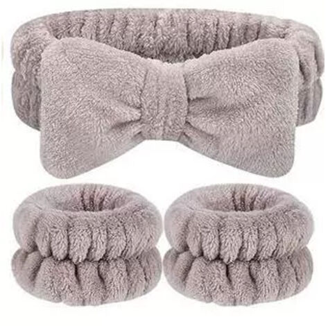 Ensemble de 6 pièces pour spa : bracelet, bandeau, élastique à cheveux et bracelet. (1/5)