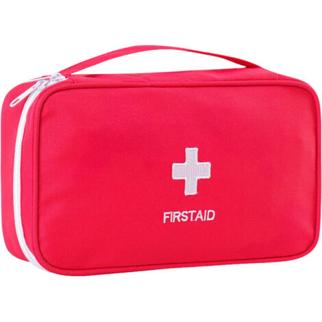 Trousse de premiers secours portable, petite trousse de rangement pour médicaments, trousse de voyage pour la maison (1/5)