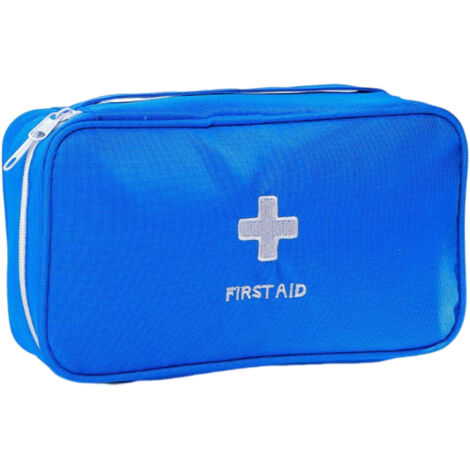 Trousse de premiers secours portable, petite trousse de rangement pour médicaments, trousse de voyage pour la maison (1/5)