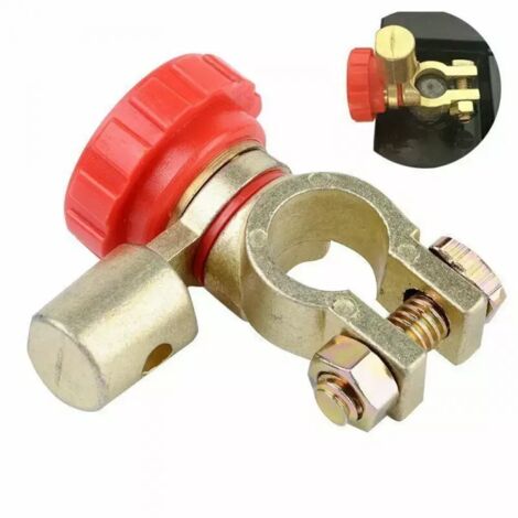 2x Interrupteur de déconnexion Borne de déconnexion principale pour batterie de véhicule automobile (1/5)
